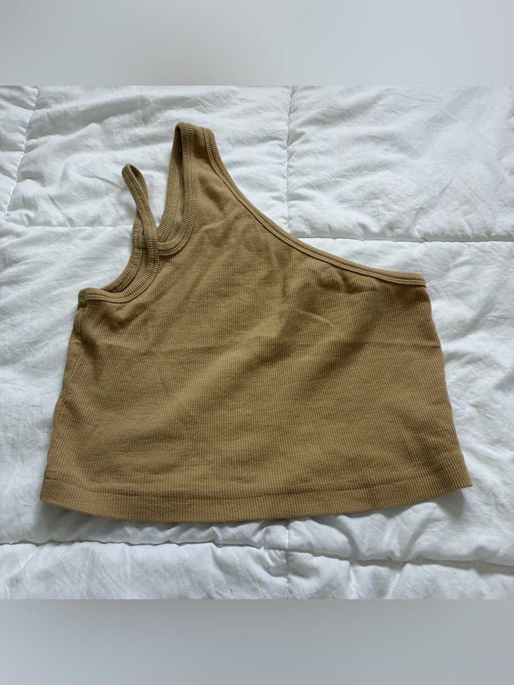 Weekday one-shoulder cropped tank top